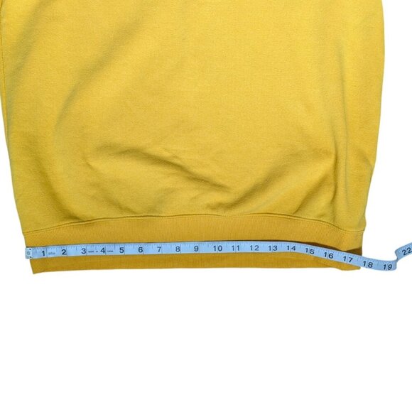 H&M Yellow Oversized Crewneck Sweater Men Size Medium - Picture 9 of 12